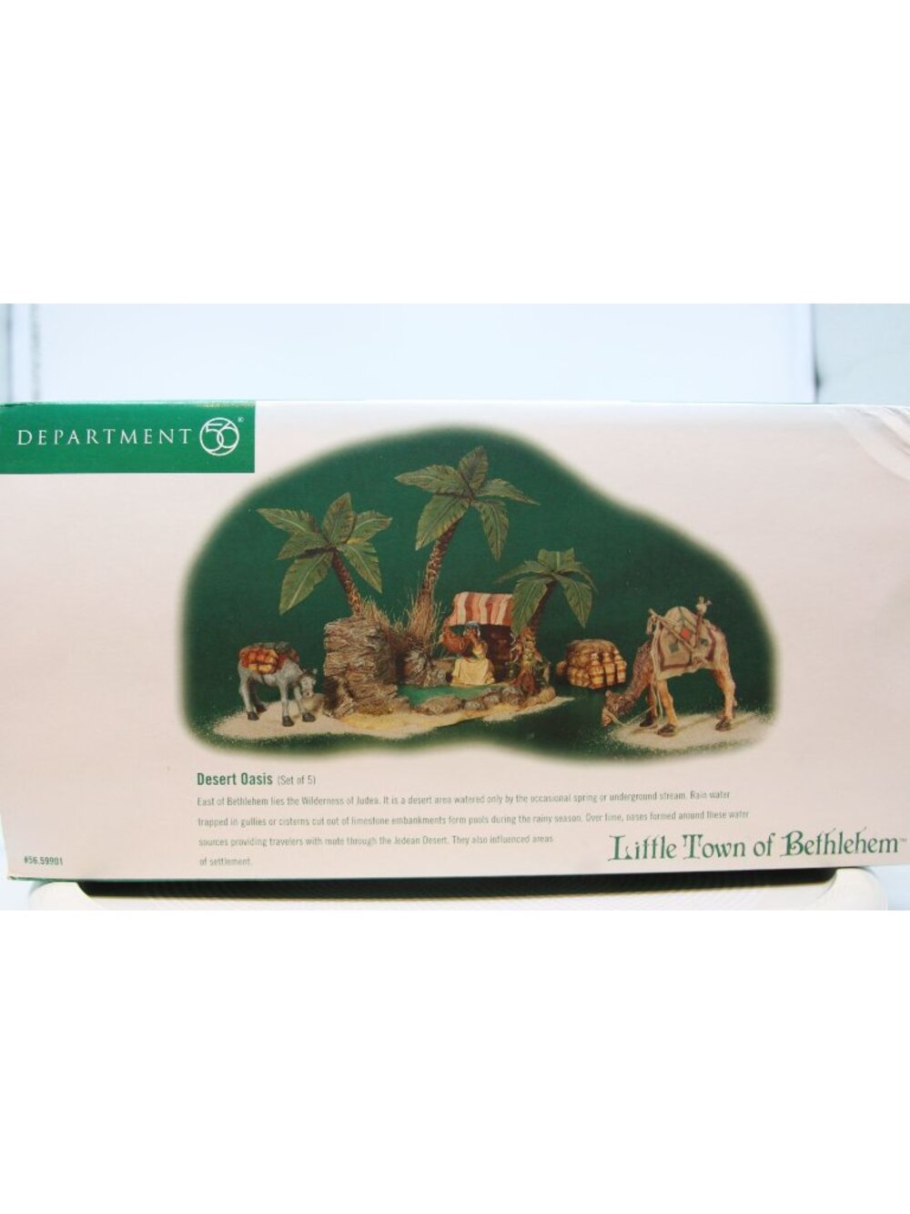 Dept 56 Little Town of Bethlehem - Desert Oasis